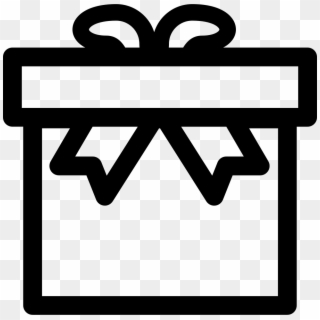 Gift Box Outline Comments - Box Png Outline Clipart