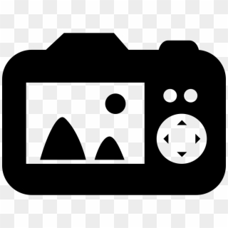Digital Camera Screen Comments - Camera With Screen Icon Clipart