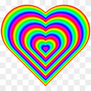 Rainbow Heart - Google Search - Rainbow Heart Clipart