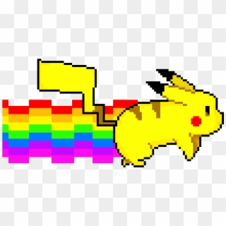 Nyan Pikachu , Png Download - Pikachu Pixel Art Maker Clipart