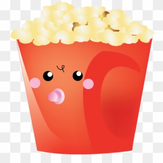 Popcorn Free To Use Cliparts - Cute Popcorn Clipart Png Transparent Png