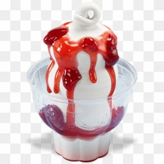 Strawberry Sundae - Dairy Queen Sundae Cup Clipart