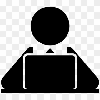 Png File Svg - Man With Laptop Clipart Transparent Png