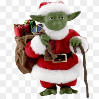 Star Wars Santa Hat - Santa Yoda Clipart