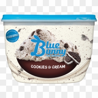 Cookies & Cream Ice Cream Sundae - Blue Bunny Cookies And Cream Ice Cream Clipart