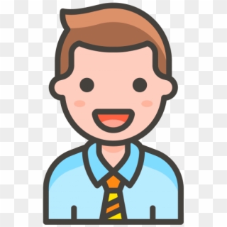 Man Office Worker Emoji - Singer Icon Png Clipart