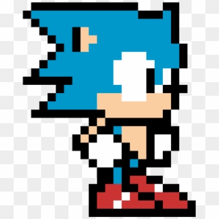 Sonic Pixel Art - Classic Sonic Pixel Art Clipart