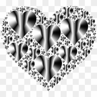 Heart Love Romance Computer Icons Black And White - Heart Clipart