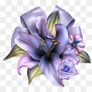Vector Black And White Download Image Du Blog Zezete - Beautiful Violet Flowers Png Clipart