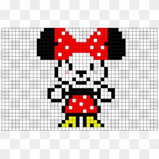 Brik Pixel Art - Pixel Art Disney Minnie Clipart