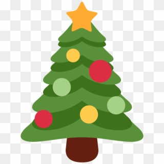 File - Twemoji 1f384 - Svg - Christmas Tree Emoji Clipart