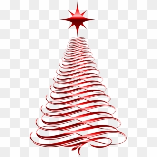 Arbol De Navidad Rojo Png - Elegant Christmas Gift Tag Clipart
