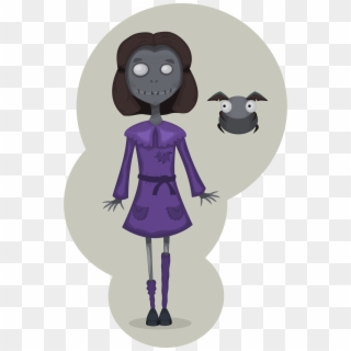 This Free Icons Png Design Of Zombie Girl Clipart
