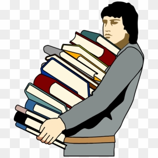 958 X 1137 4 - Carrying Lots Of Books Clipart