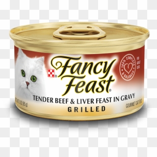 Grilled Tender Beef & Liver Feast In Gravy - Fancy Feast Chicken In Gravy Clipart