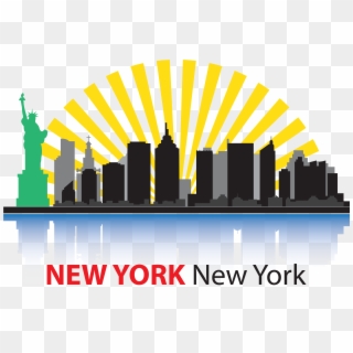 Free New York Skyline Clipart - New York City Clip Art - Png Download