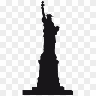 New York Giants Clipart Silhouette - Statue Of Liberty - Png Download