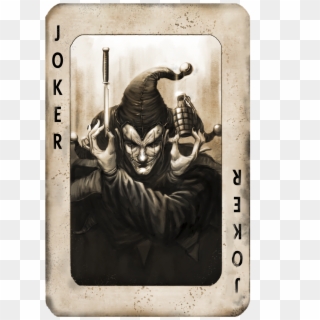 1000 X 1294 30 - Evil Joker Card Clipart