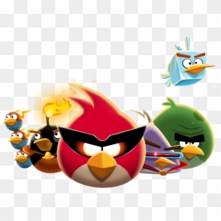 Angry Birds The Flock - Cute Angry Birds Space Clipart