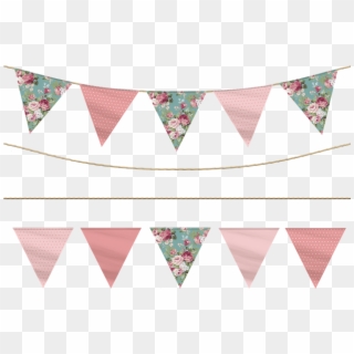 Flag Bunting, Party Banner, Pennant Garland - Transparent Background Bunting Flag Clipart - Png Download