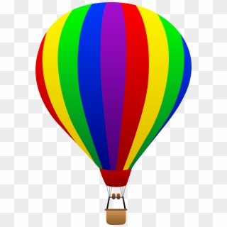 Rainbow Parachute Clipart - Clipart Image Of Parachute - Png Download