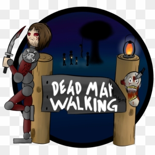 Dead Man Walking - Cartoon Clipart