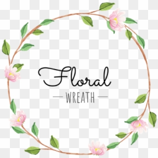 Flower Wreath Eps File - Logo Couronne De Fleur Clipart