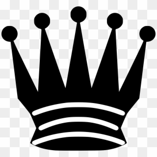 Black Chess Crown Photo Prop - Chess Black Queen Png Clipart
