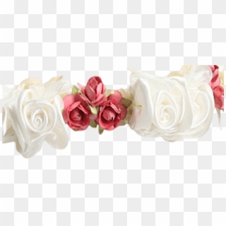 Dusty Rose Silk & Satin Floral Crown Wreath Girls Rachel's - Flower Clipart