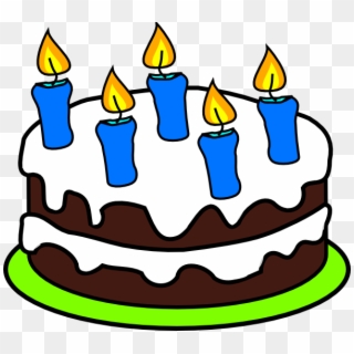 600 X 535 5 - 5 Candles On A Cake Clipart