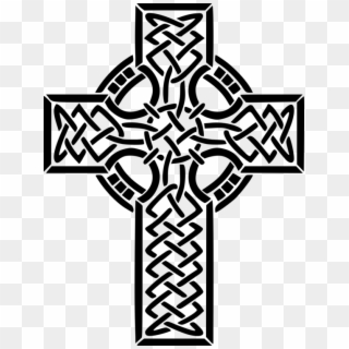 Celtic Knot Clipart Death - Celtic Cross Clip Art Black And White - Png Download