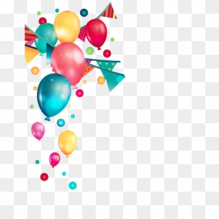 Birthday Party Balloons Png - Transparent Background Balloons Png Clipart