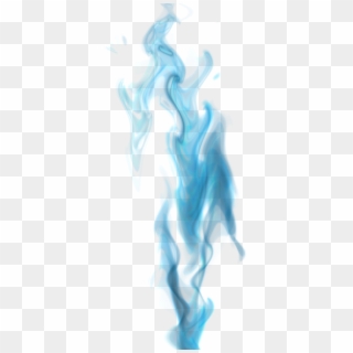 Blue Smoke Png Transparent - Transparent Blue Fire Png Clipart