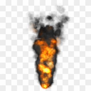 469 X 796 9 - Fire With Smoke Png Clipart