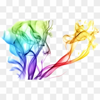 Colored Smoke Png Images - Rainbow Smoke Png Transparent Clipart