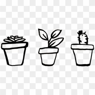 You Can Grab The Three Design Elements In Png Format - Hand Drawn Plants Png Clipart
