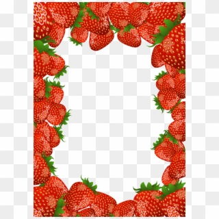Strawberry Png, Strawberry Clipart, Borders For Paper, - Strawberry Borders Transparent Png