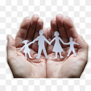 Hands Holding A Family - Christian Support Clipart