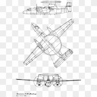 Open - Northrop Grumman E 2c Hawkeye Drawings Clipart
