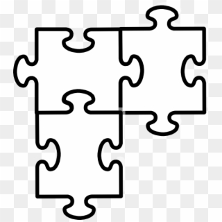 Large Puzzle Piece Template - Puzzle Pieces Clipart