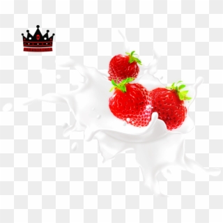 Strawberry Splash Milk - Strawberry Splash Png Clipart