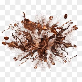 Natural Coffee Flavors - Iced Coffee Splash Png Clipart