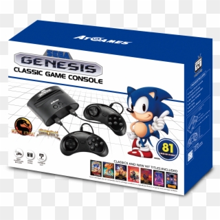 Sega Genesis Classic Game Console With 81 Classic Games - Sega Genesis 81 Games Clipart