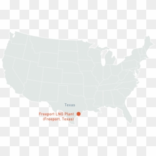 Location, Freeport, Texas, U - Map Clipart