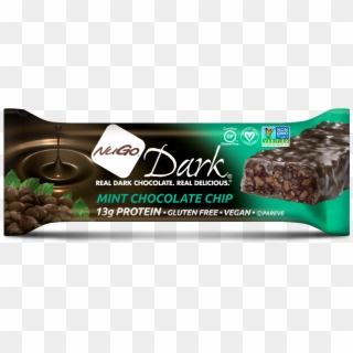 Every Nugo Dark® Bar Is Dipped In Decadent, Antioxidant-rich, - Nugo Mint Chocolate Chip Clipart