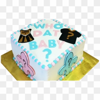 9 Who Dat Baby Shower Cakes Photo New Orleans Saints - Birthday Cake Clipart