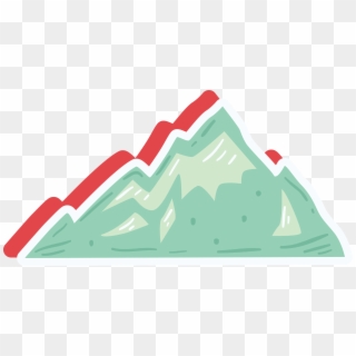 Cartoon Clip Art Green Icon Transprent Png Ⓒ - Cartoon Image Of Mountain Transparent Png