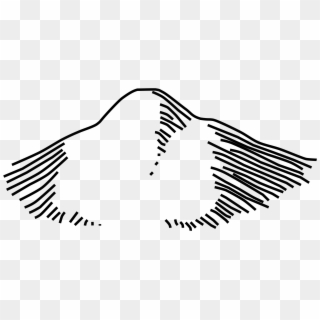 Mountain Range Outline Png - Hill Symbol On A Map Clipart