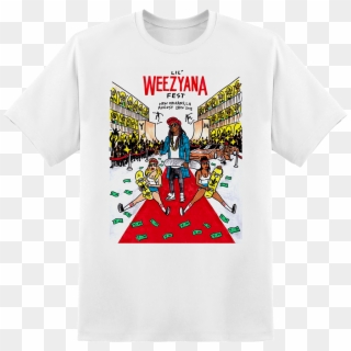 Official Lil Wayne Shirt - Lil Weezyana Fest 2016 Clipart