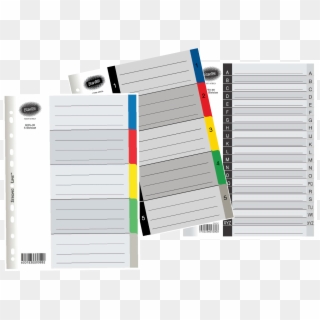 Dividers & Indexes Polypropylene - Paper Clipart